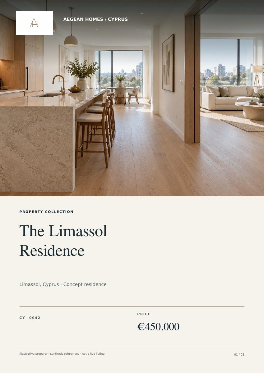 Luxury property brochure sample