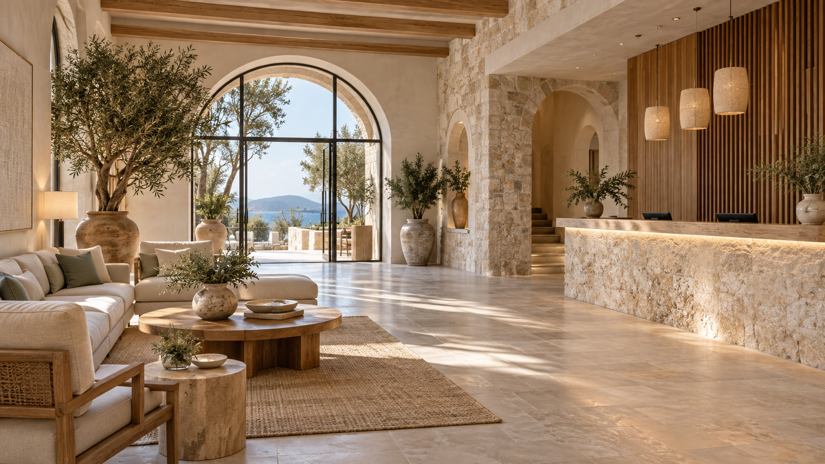 Hotel lobby